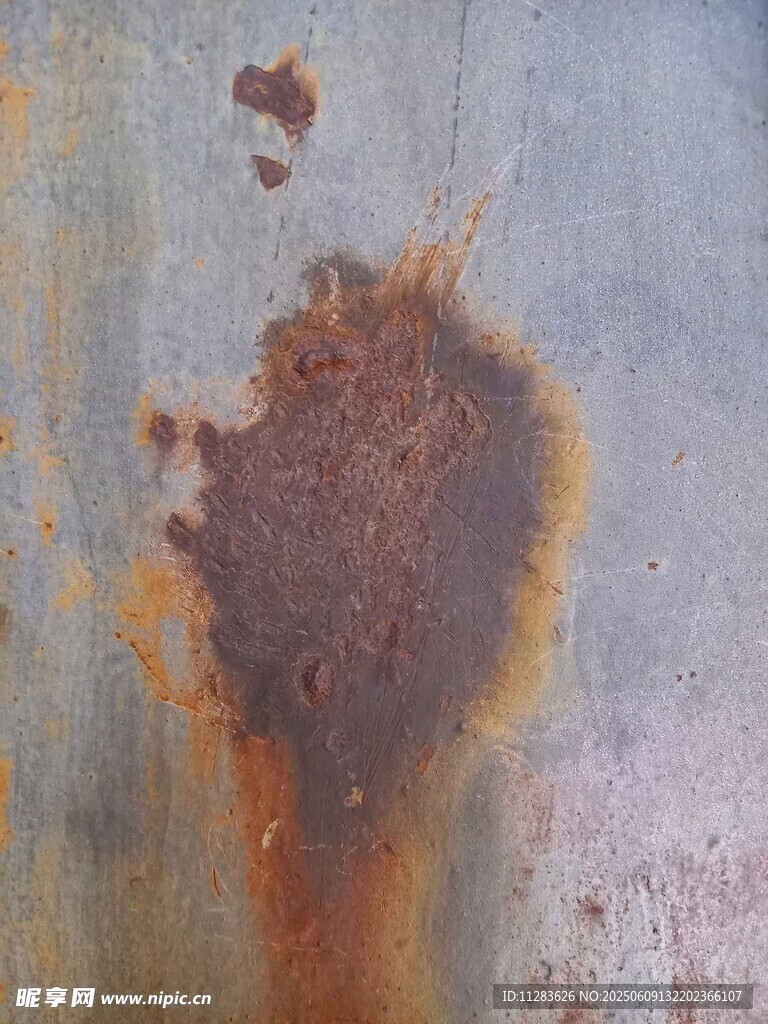 生锈的金属表面痕迹