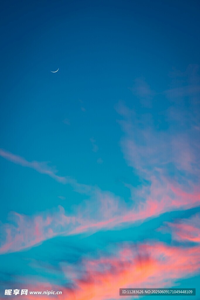 梦幻天空晚霞美景