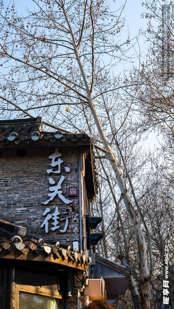 扬州东关街古街马头街建筑景象