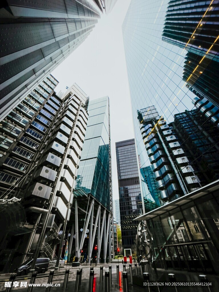 都市摩天大楼街景