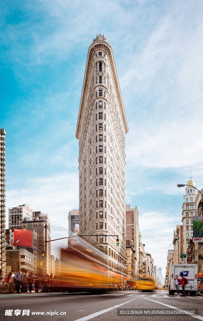 纽约熨斗大厦街景