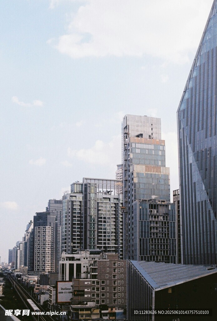 都市高楼林立景观