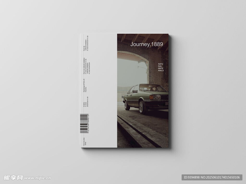 书籍封面展示贴图样机
