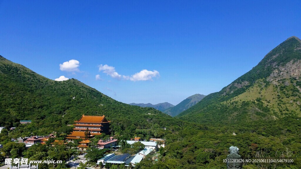 山间古建美景