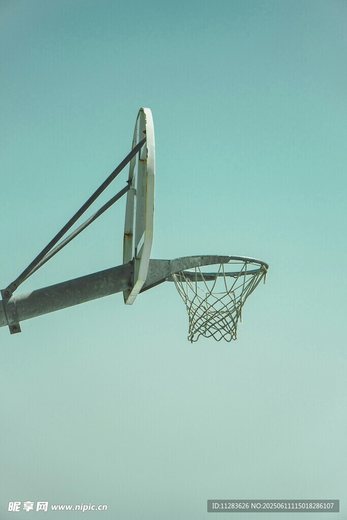 篮球架特写