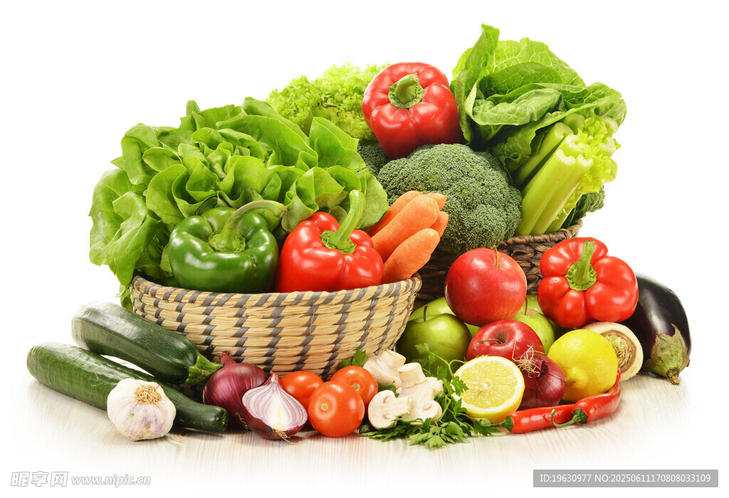 新鲜多彩蔬菜大集合