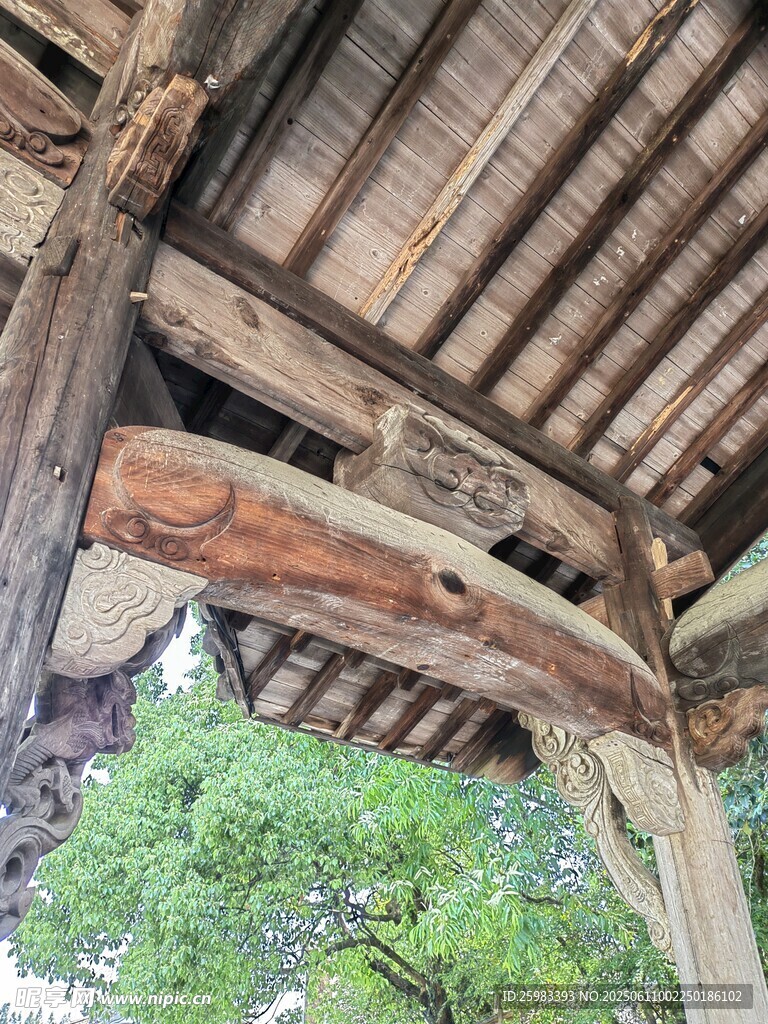 古建木梁结构