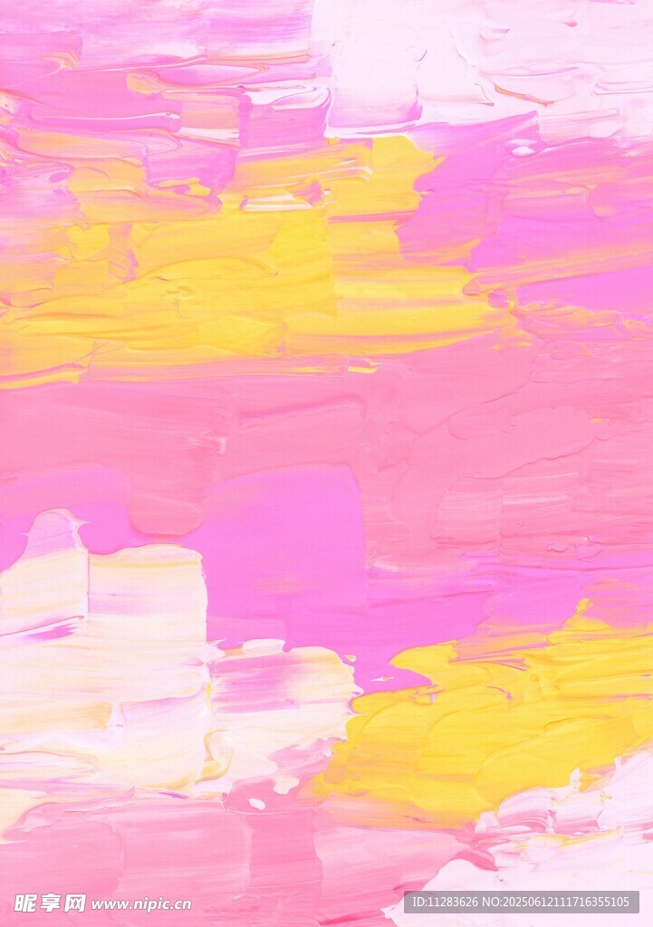 梦幻粉黄抽象水彩背景