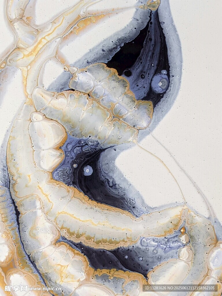 抽象流体艺术画作