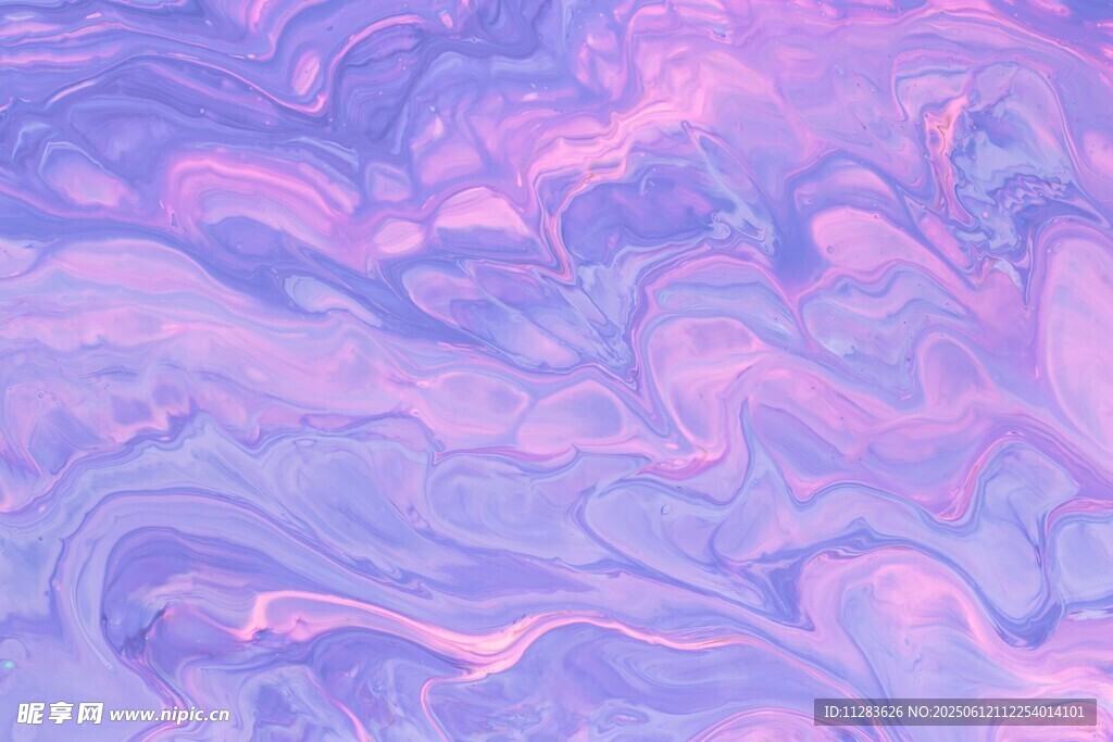 梦幻紫粉流体纹理背景