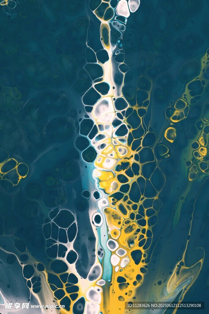 梦幻抽象流体艺术画面