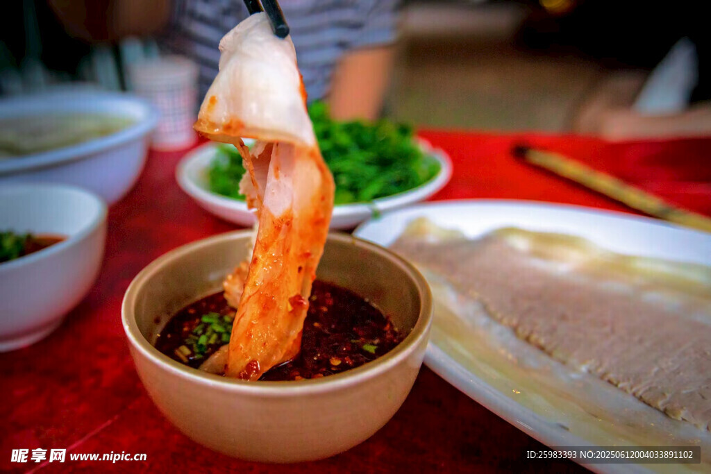 鲜虾蘸酱