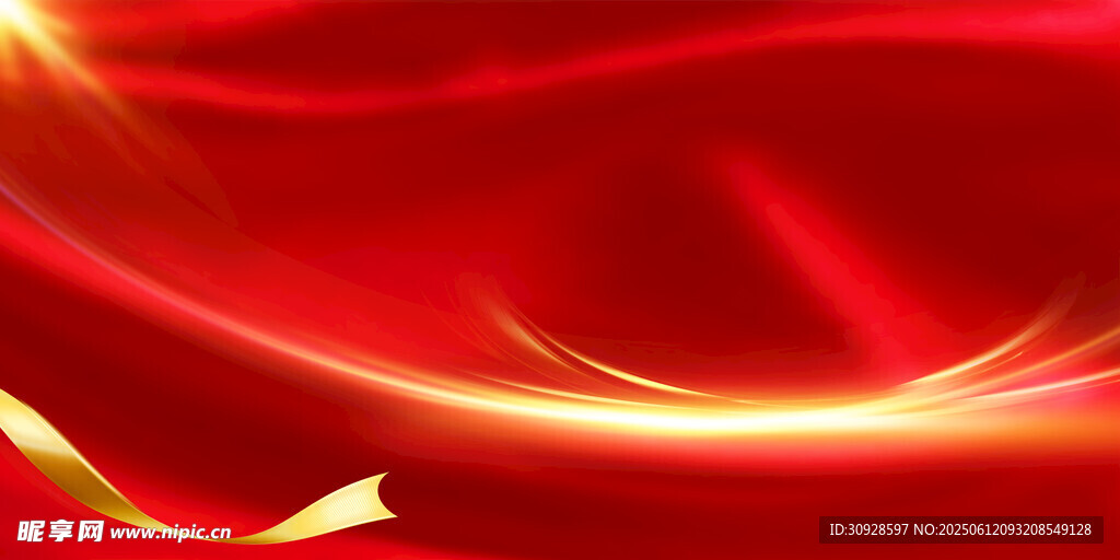 红色背景