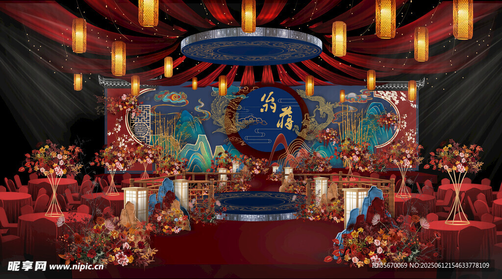 中式传统婚礼场景布置