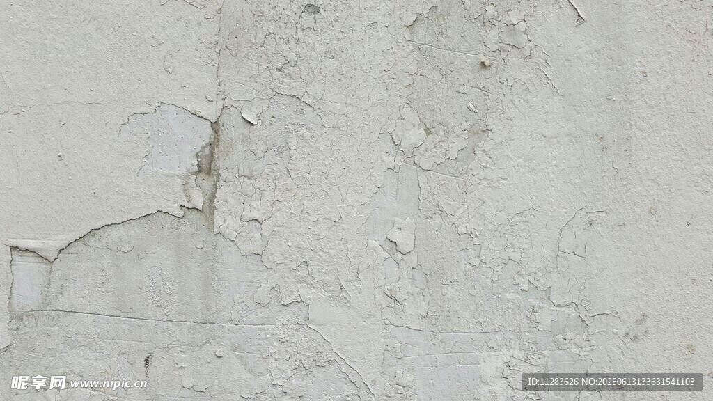 墙面剥落纹理特写