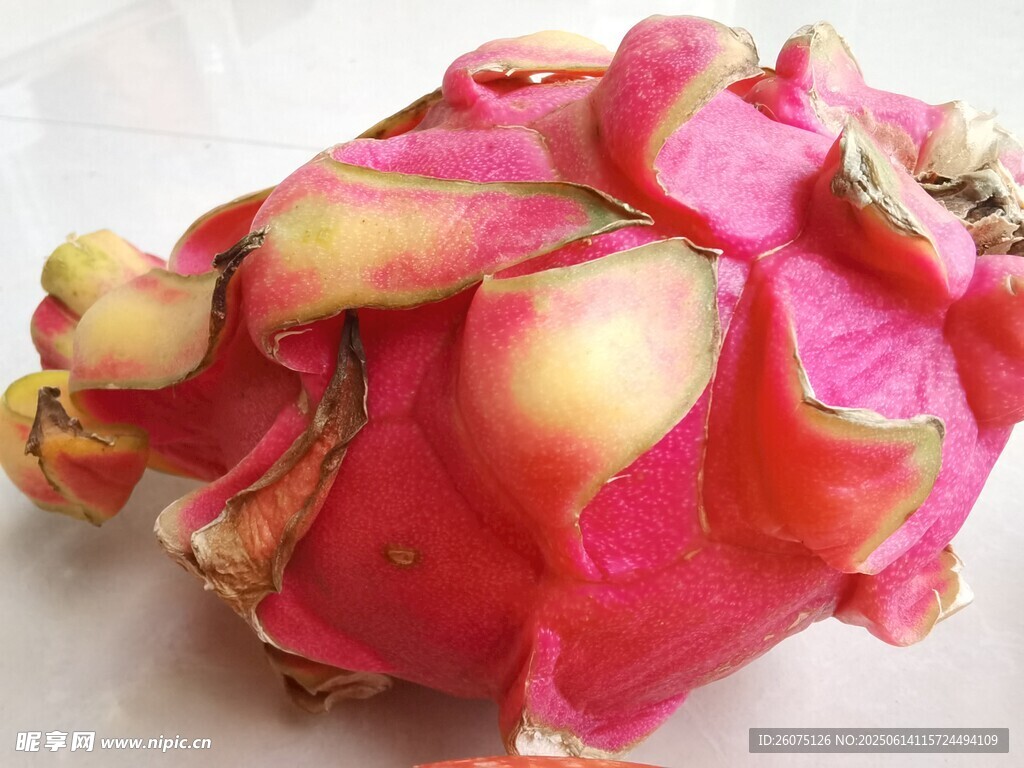 新鲜火龙果特写