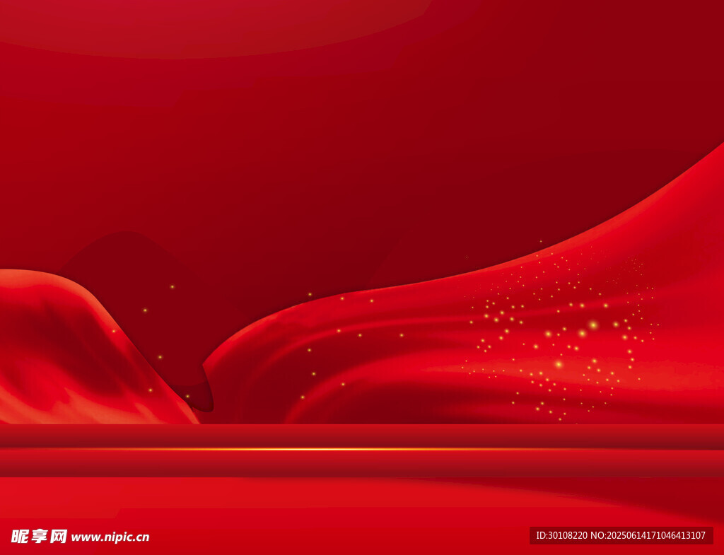 红色主背景