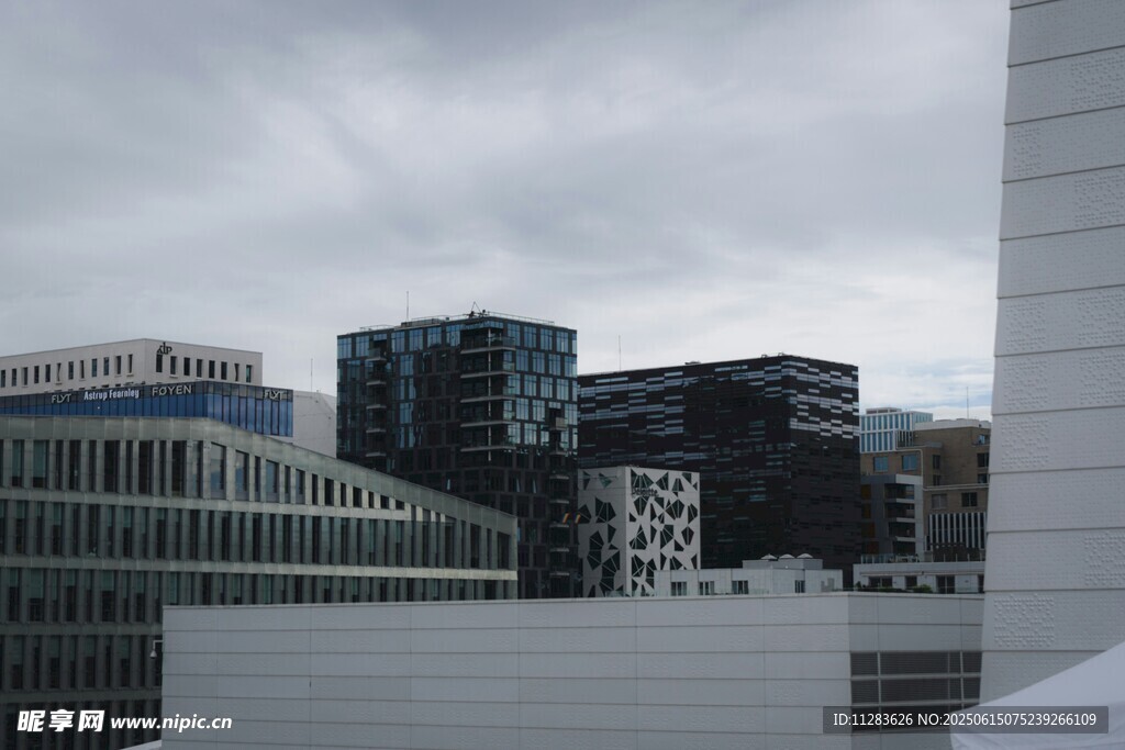 城市建筑群景观