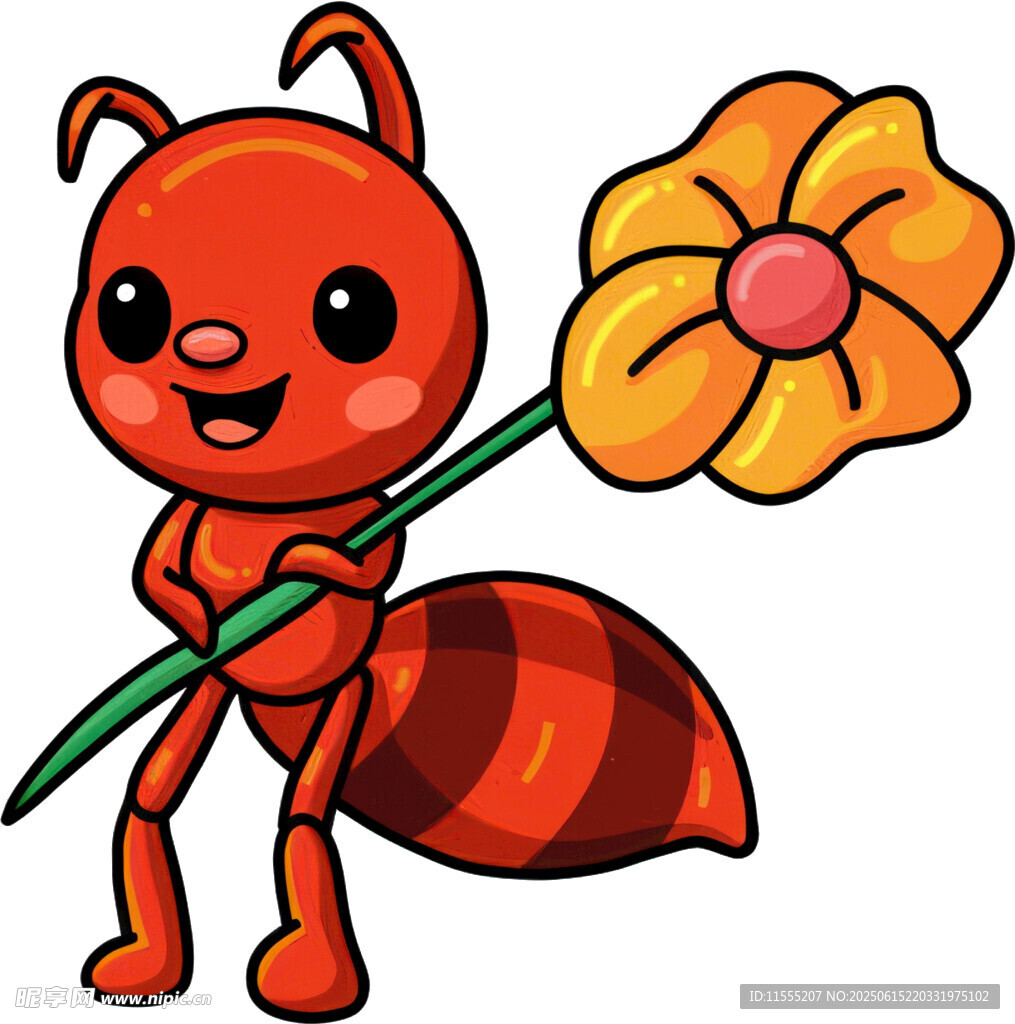 扛花小蚂蚁