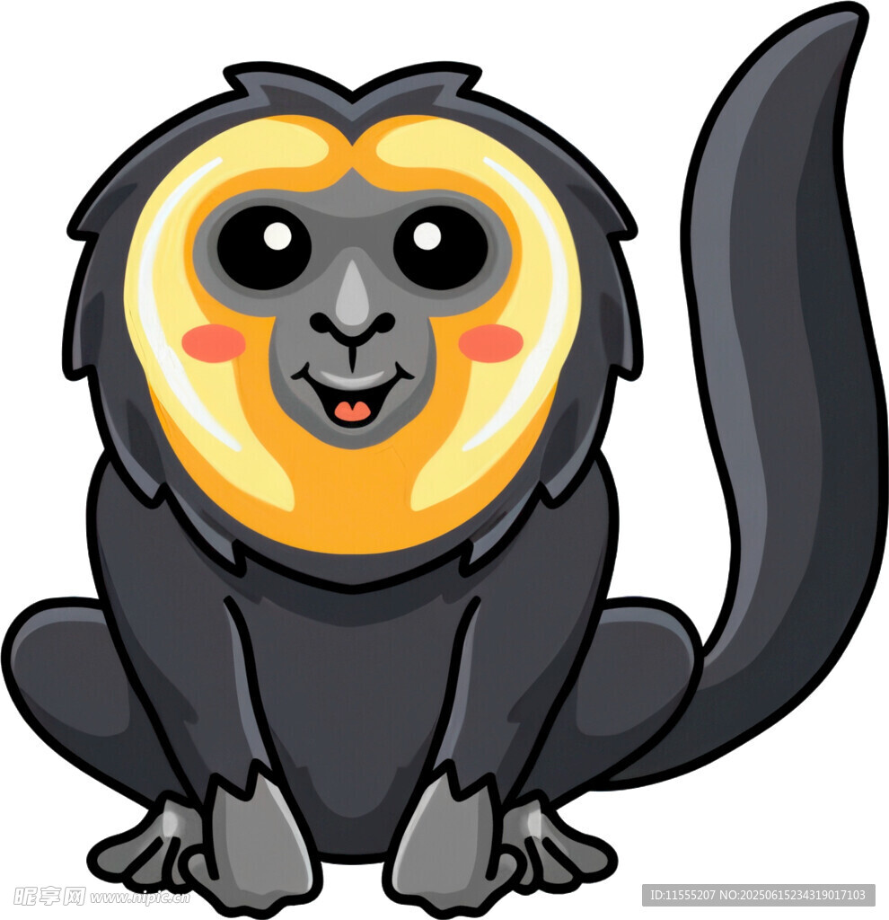 可爱卡通猴子形象