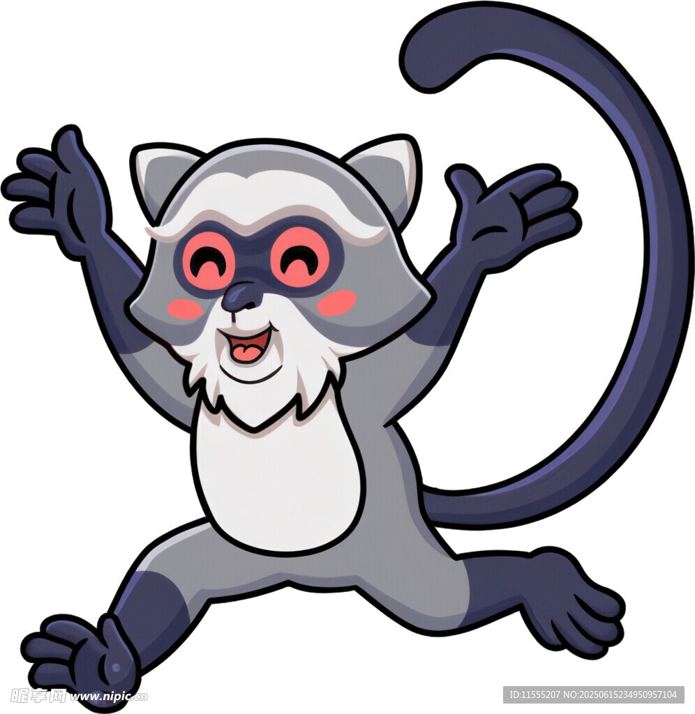 跳跃的狐猴