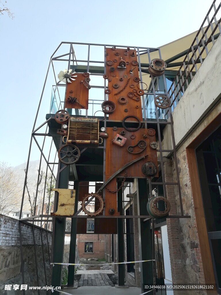 工业设备搭建现场