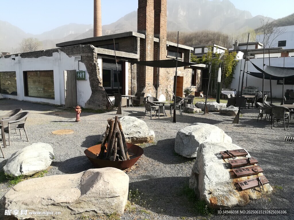 复古工业风户外场景