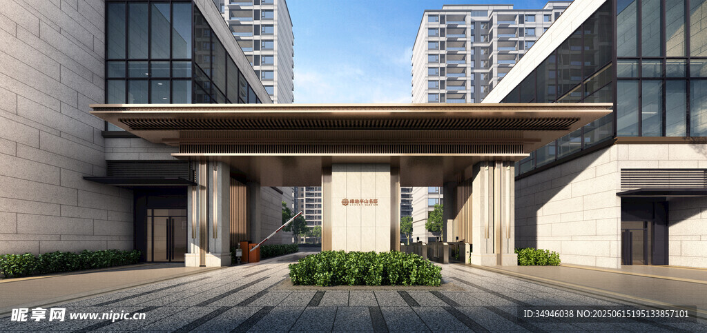 现代建筑庭院景观