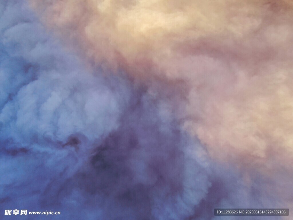 梦幻蓝紫渐变抽象背景图