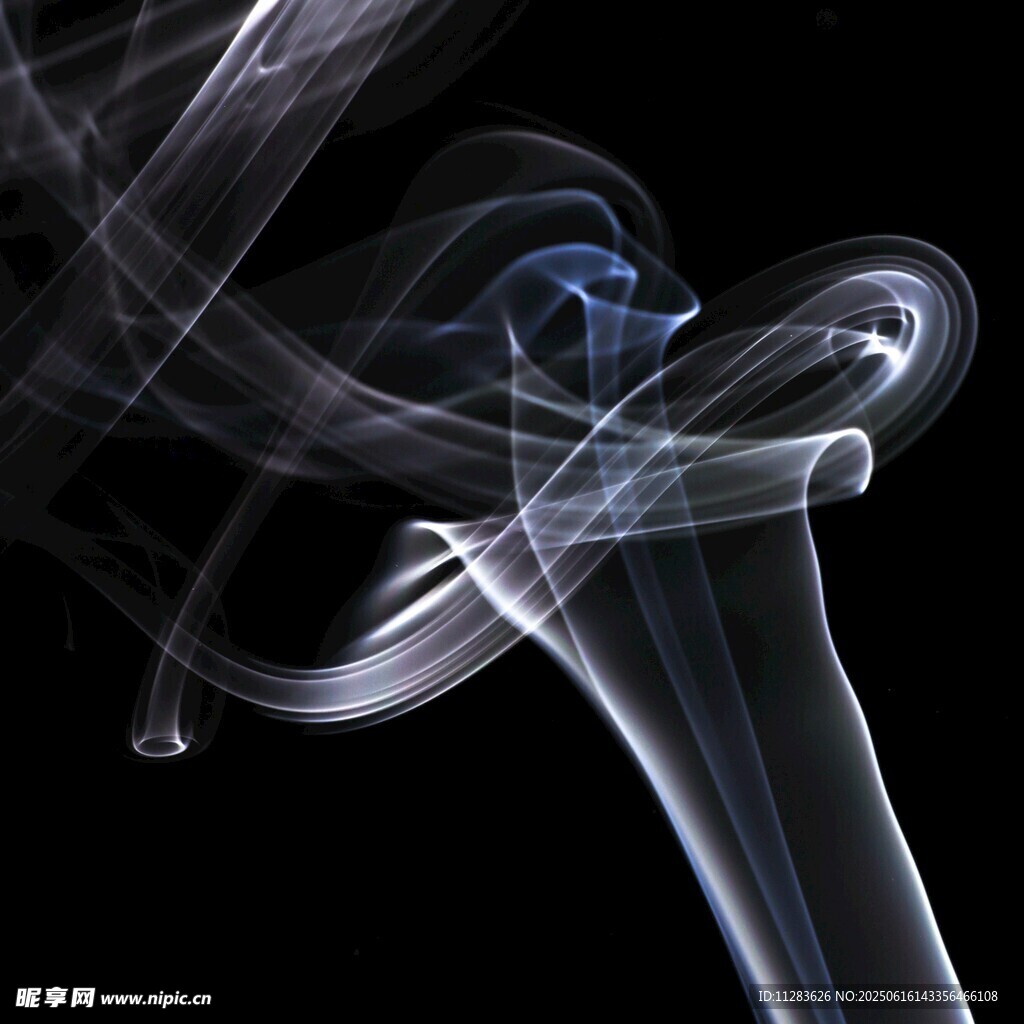 梦幻烟雾线条艺术画面
