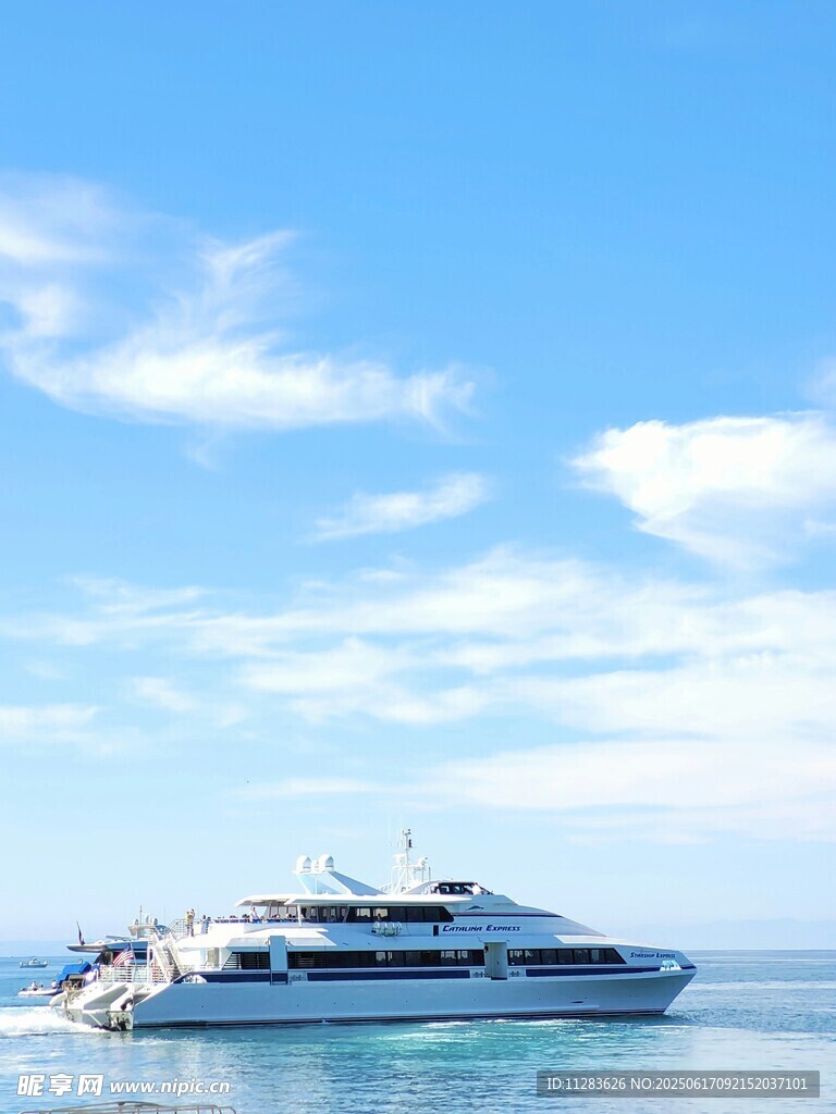 海上豪华游轮航行