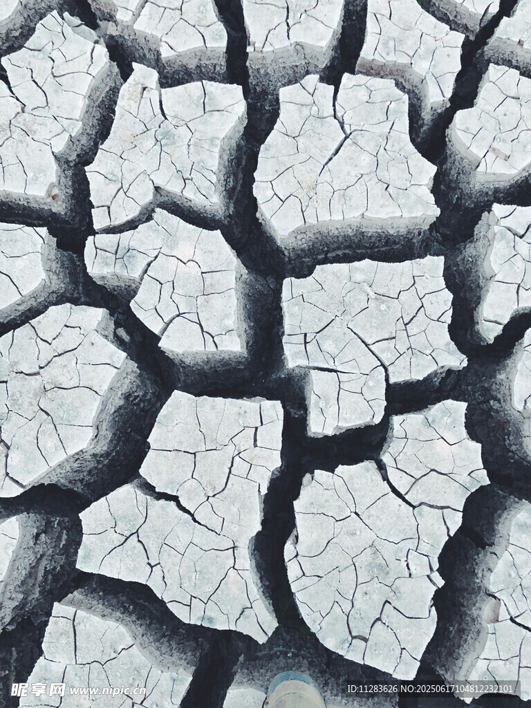 干裂土地景象