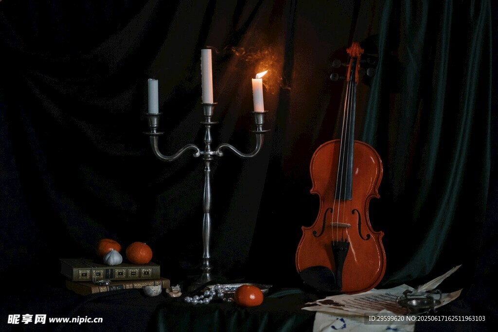 古典乐韵中的静谧艺术场景