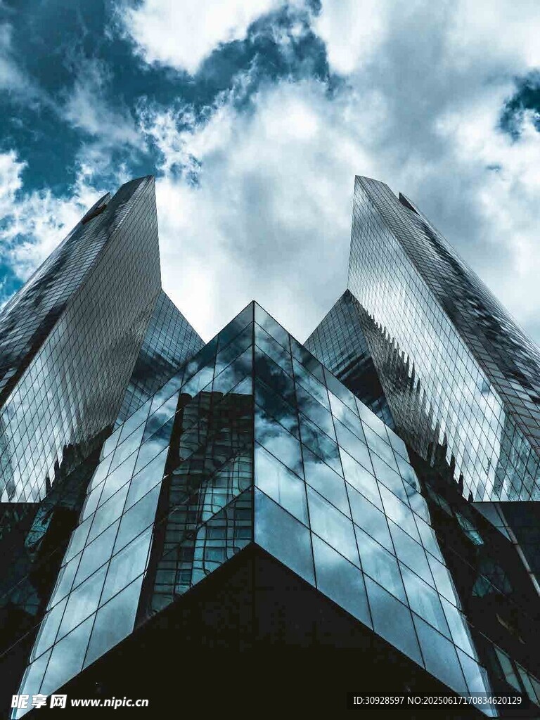 现代都市摩天大楼景观