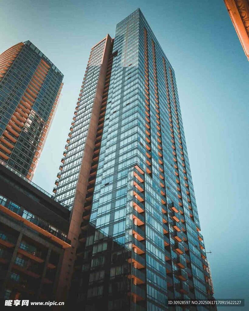 现代都市摩天大楼景观