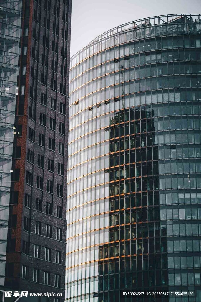 现代都市摩天大楼景观