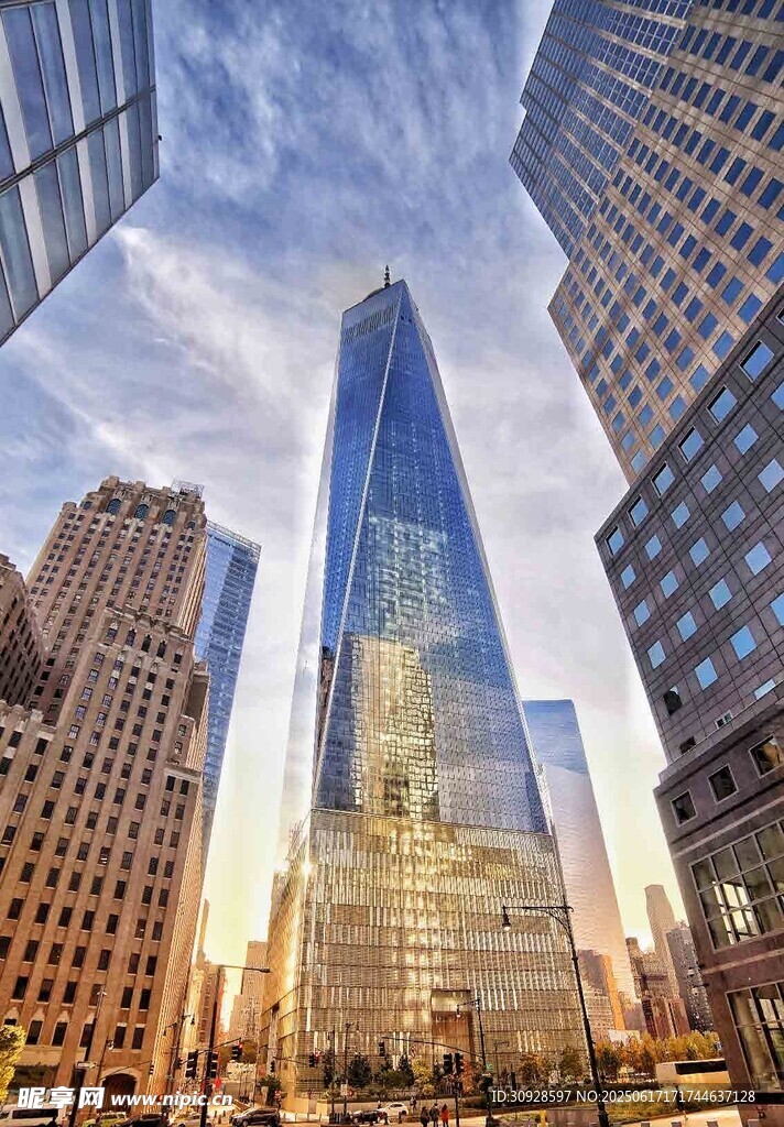 都市摩天大楼壮丽景观