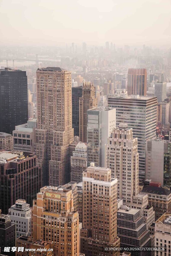 繁华都市高楼景观