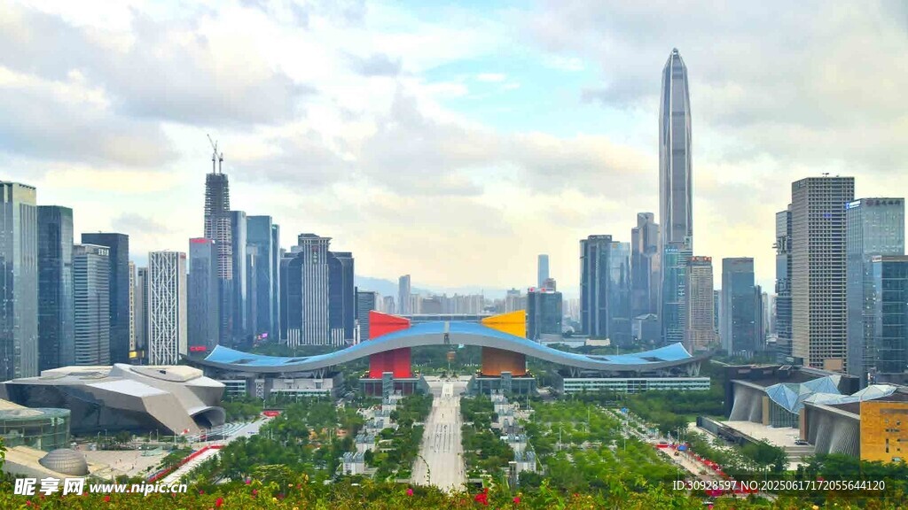 深圳城市天际线繁华景观
