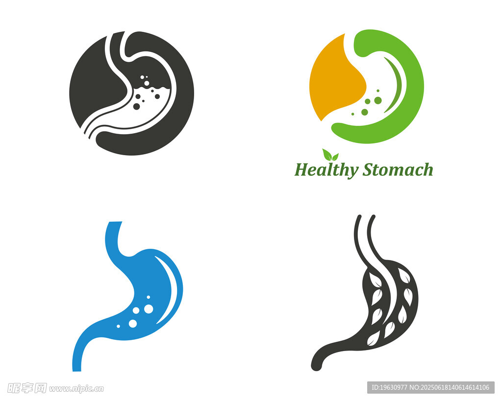 胃部相关标志图标