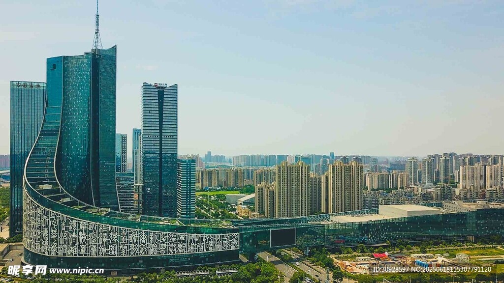 现代都市独特建筑景观