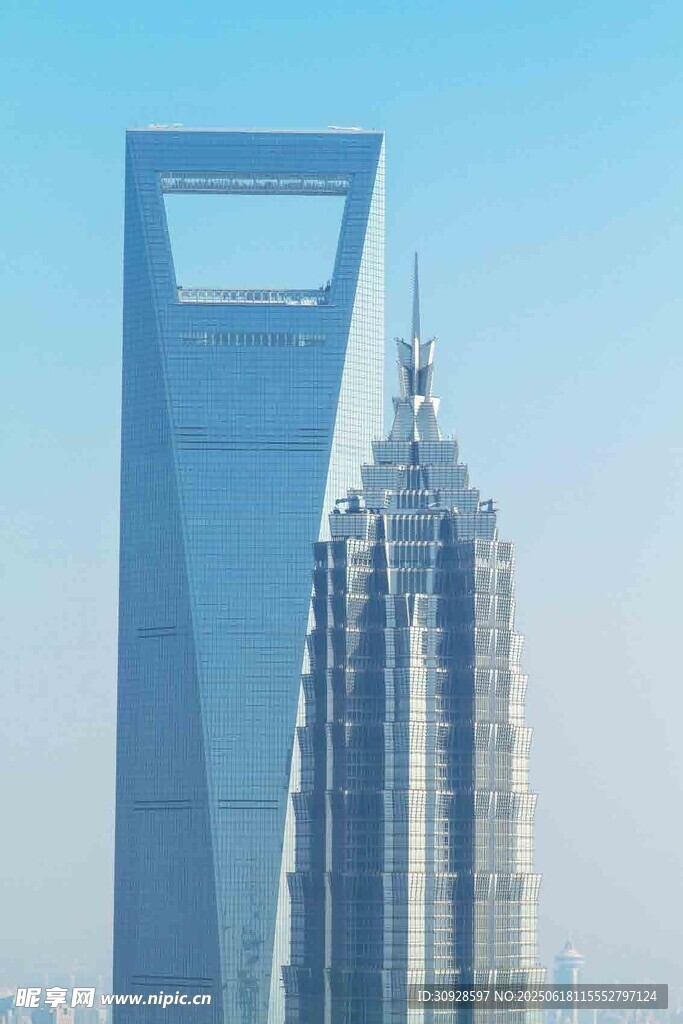 上海地标摩天大楼景观
