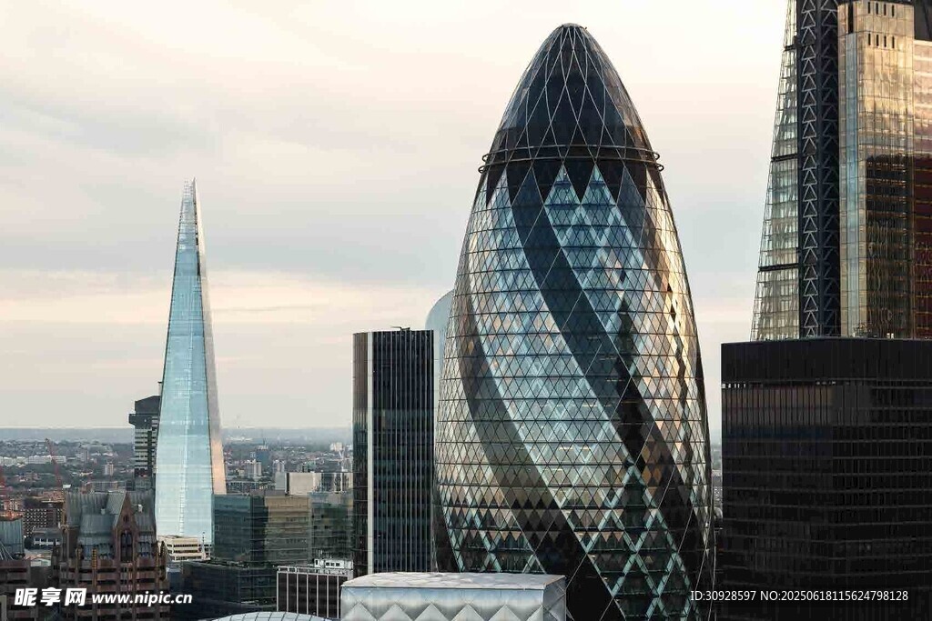 伦敦城市标志性建筑景观