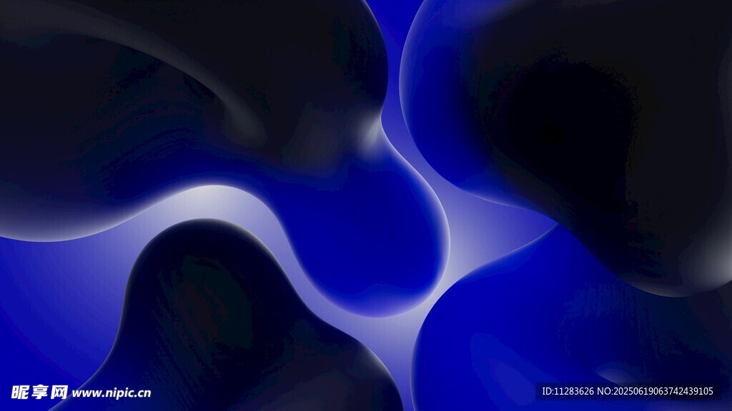 梦幻蓝色抽象纹理图案