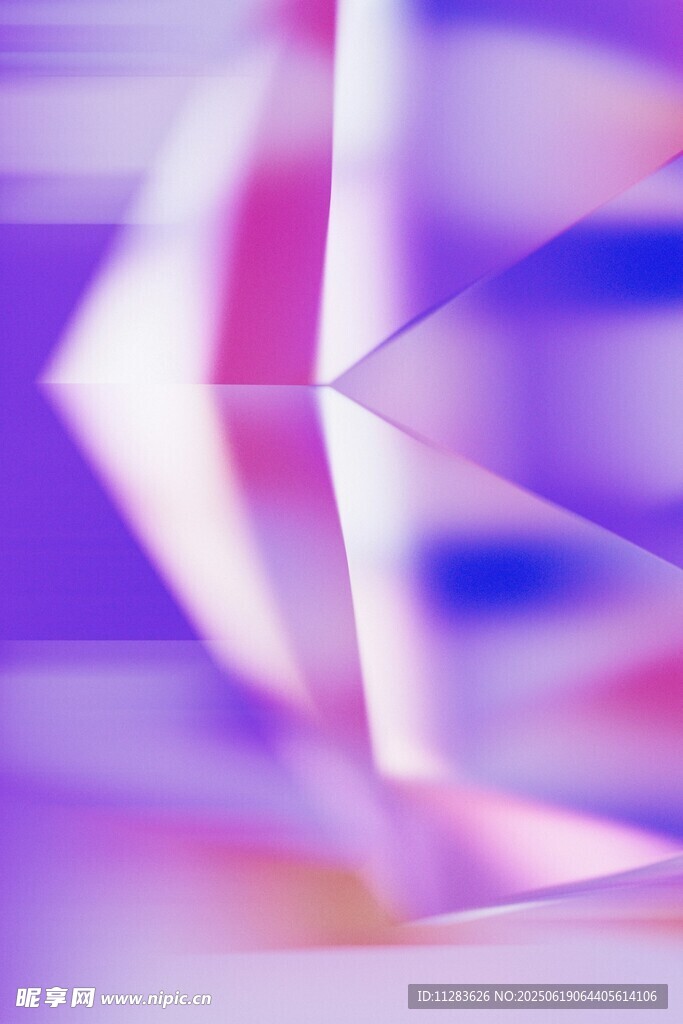 梦幻渐变几何抽象背景图