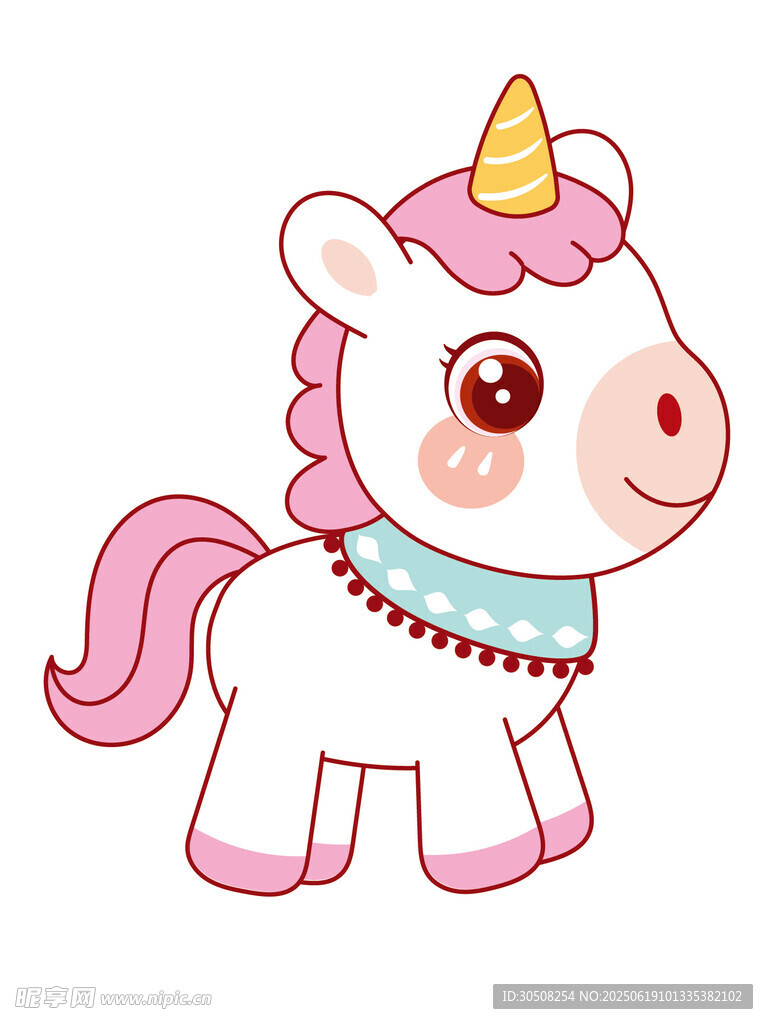 可爱小马宝宝卡通形象