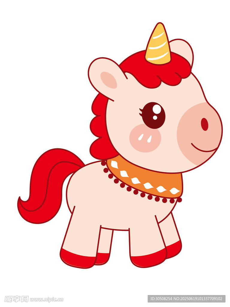 可爱小马宝宝卡通形象