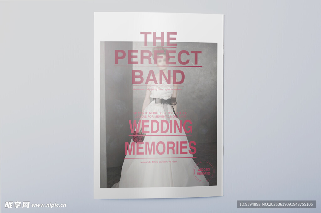 书籍画册封面设计样机贴图