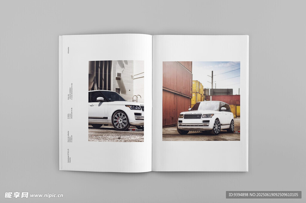 画册内页展示智能样机贴图素材