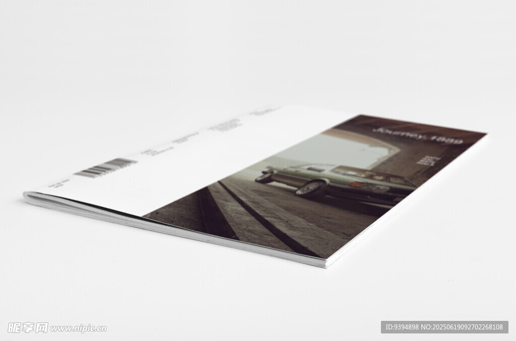 简约画册设计展示样机智能贴图